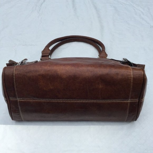 Argentinian Brown Calf Leather*Duffle Bag $1150 - Picture 8 of 8